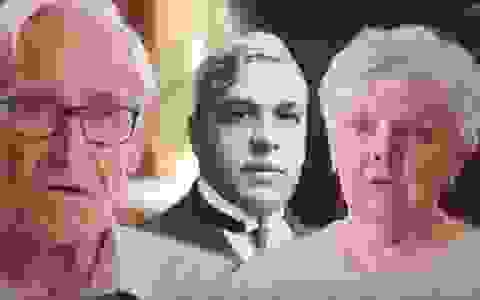 Drie personen die een getuigenis of verhaal brengen