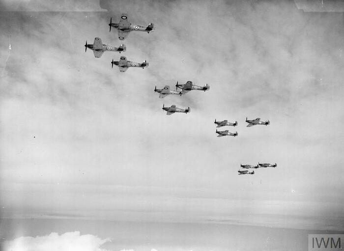 Une dizaine d’avions dans les airs