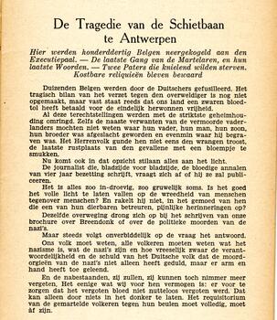 Article sur la tragédie au stand de tir d’Anvers